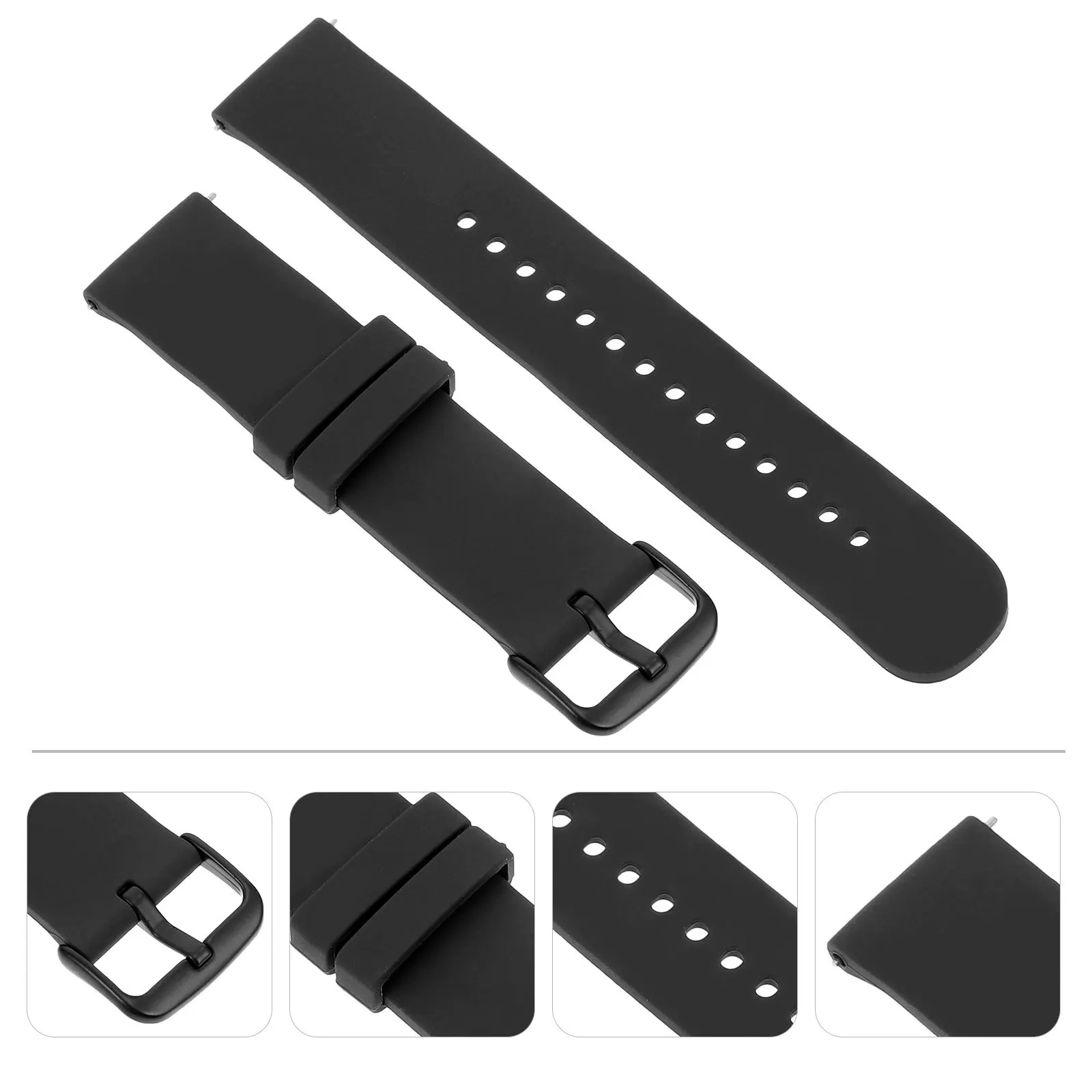

1Pcs Silicone Watch Strap Premium Round Tail Strap Creative Durable Replacement Wristband for Sports and Daily Wear