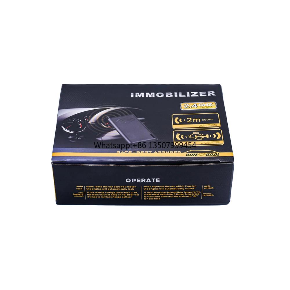 12V/24V RFID Immobilizer for Car/Motorcycle/Van/Truck Burglary Protections for Vehicle