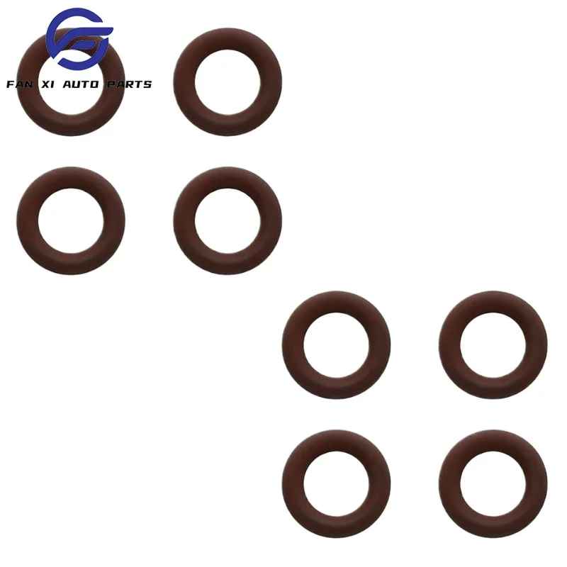 

8 шт. верхние и нижние уплотнения топливной форсунки, подходящие для BMW M3 M5 M6 S65 OEM 13647675557 99970757340 30377546