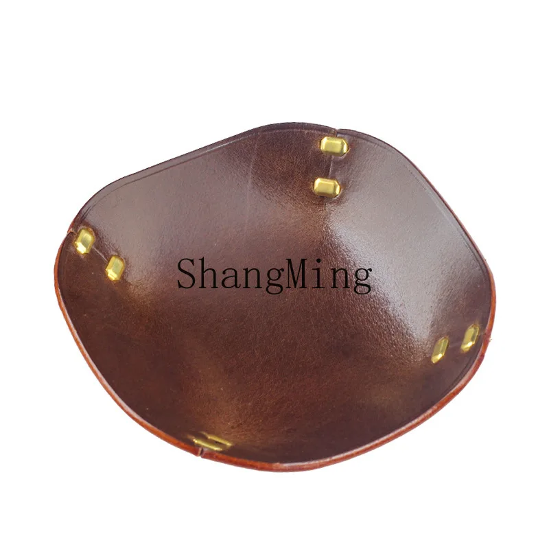 

DSA handmade thickened cowhide pipe retro portable multi-functional Wenwan storage trailer cigarette tray wholesale