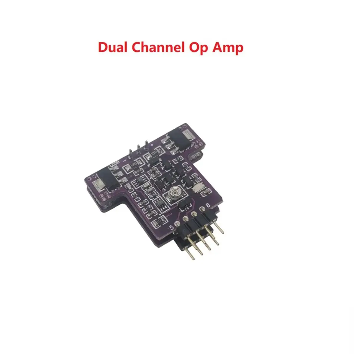 Superdeal*GO LC5 Op Amp Low Distortion Class A Discrete Operational Amplifier Dual Channel Op Amp Replace NE/ 553212068, 0PA161