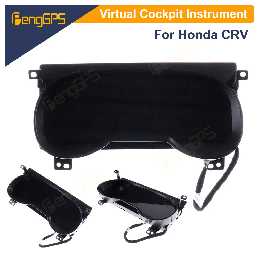 

For Hona CRV CR-V Car Digital LCD Dashboard Panel Virtual Cockpit Cluster Multimedia Speedometer GPS Navi Unit Instrument