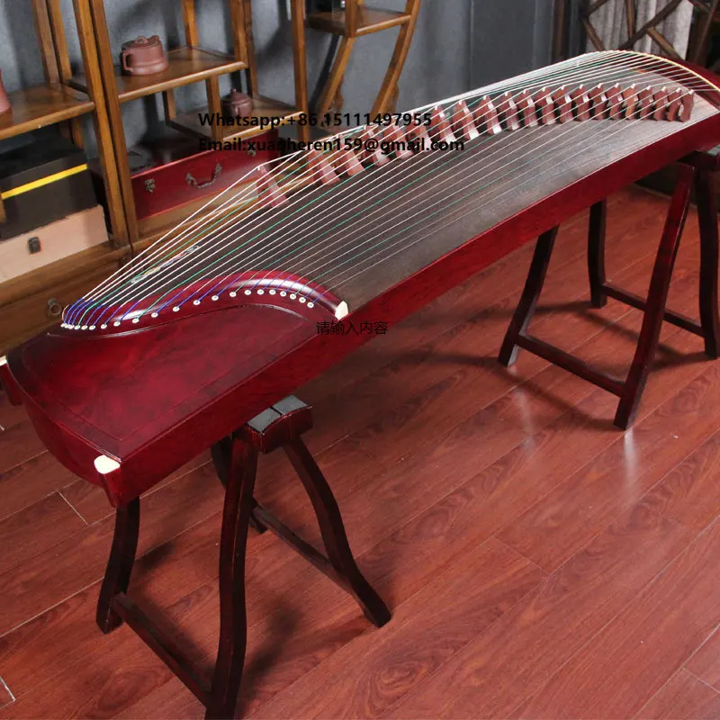 

Factory Price Rosewood Guzheng Musical Instrument Chinese Zither Wooden Instrument