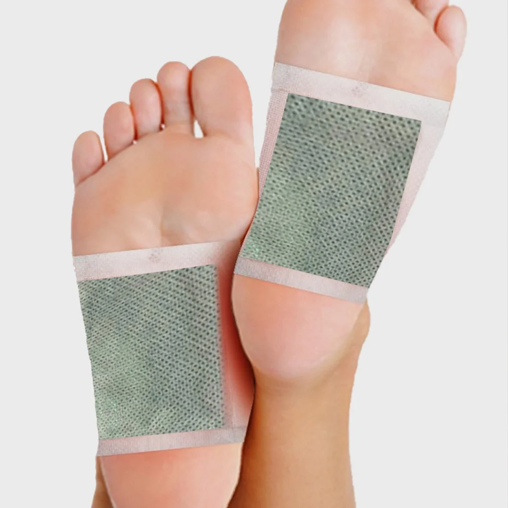 Parches para dormir de pies, pegatina para el cuidado de los pies de té verde Natural, almohadillas para aliviar el estrés para un mejor sueño, parche autoadhesivo portátil, 10 Uds.
