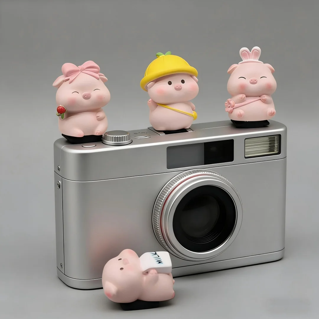 Cute Pig Hot Shoe Cover for Leica Q2 Fuji X100V X-T5 Sony ZV-1 Canon EOS R5 Nikon Z5 Camera Accessories view 3