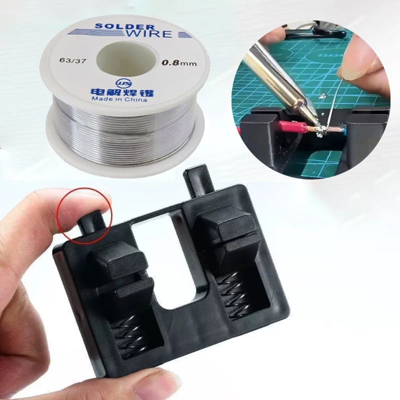 

Приспособление для сварочной проволоки, регулируемые двойные присоски-зажим для пайки материнской платы, противоскользящие зажимы для инструментов-локаторов, паяльный инструмент