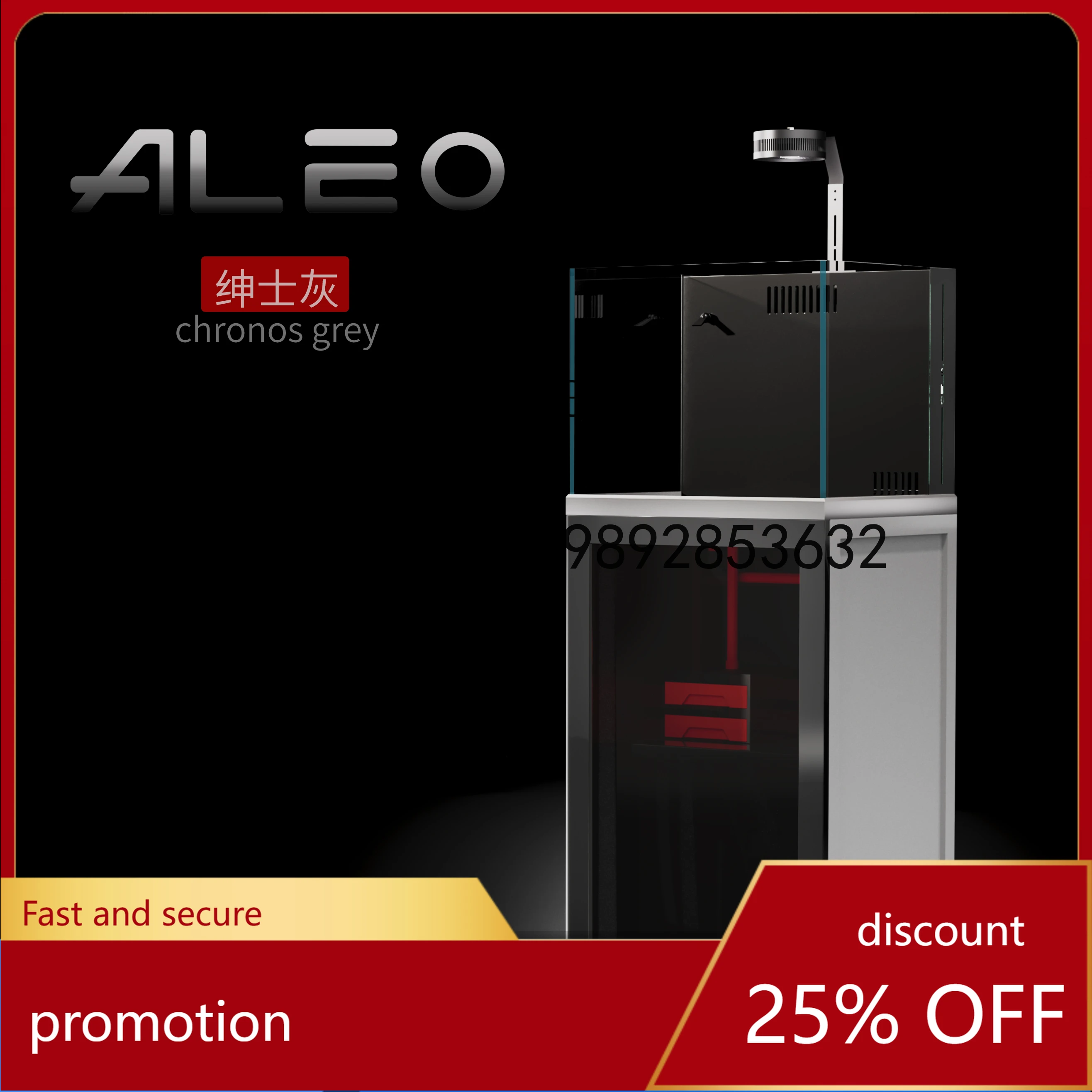 

YFY industrial air bottom filter tank ultra-white glass fish tank living room household square tank landscaping aquarium