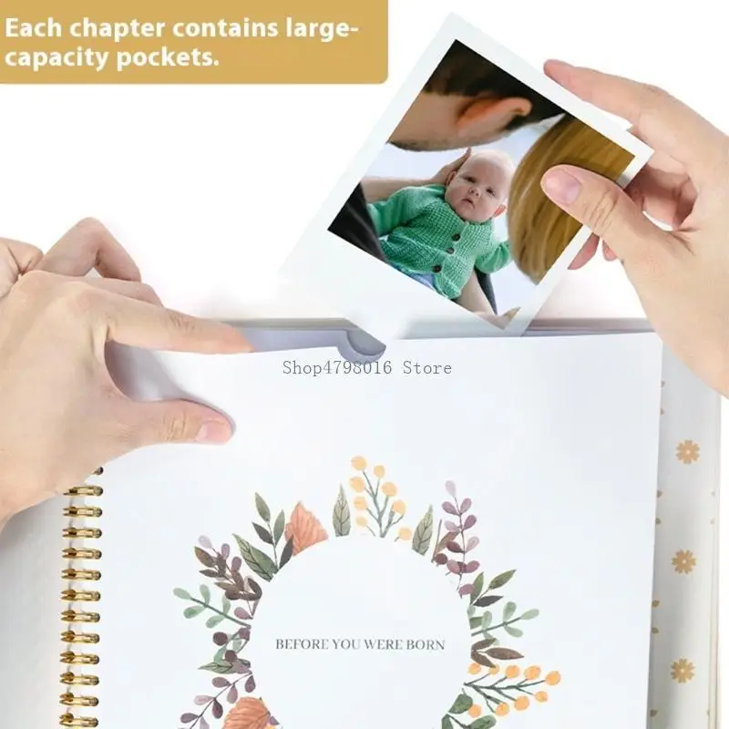  Baby Memory Book Journal Milestones Tracking First Word Steps Gift For Parents