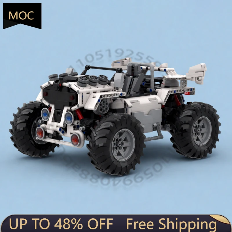 

Конструктор 1651 деталь: Скоростной спортивный автомобиль, Монстр-трак Bigfoot 4x4, Модульный дизайн MOC, Сборная модель для детей, Подарок на день рождения для мальчика