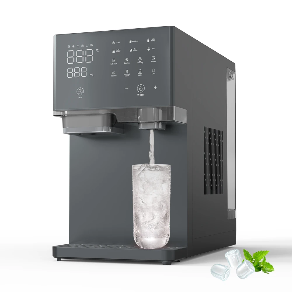 New Design Luxury Desktop Water Dispensers Machine Multifunctional Water And Ice Dispenser Hot Cold Water Dispenser At Home