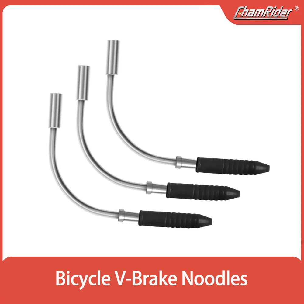 

ChamRider Bike V-Brake Noodles Bend Tube Cable Guide Rubber Bicycle Outdoor Noodles Cable Guide Bend Tube Bicycle Accessory