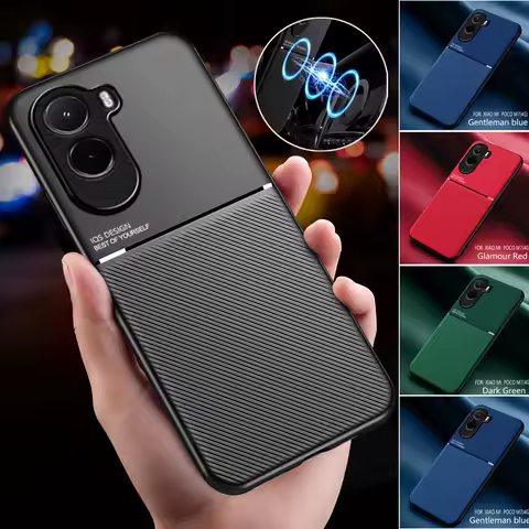 EUCAGR Luxury Original Shockproof Case Coque For Xiaomi POCO M7 4G Magnet Shell back Case For Xiaomi POCO M7 4G Back Case