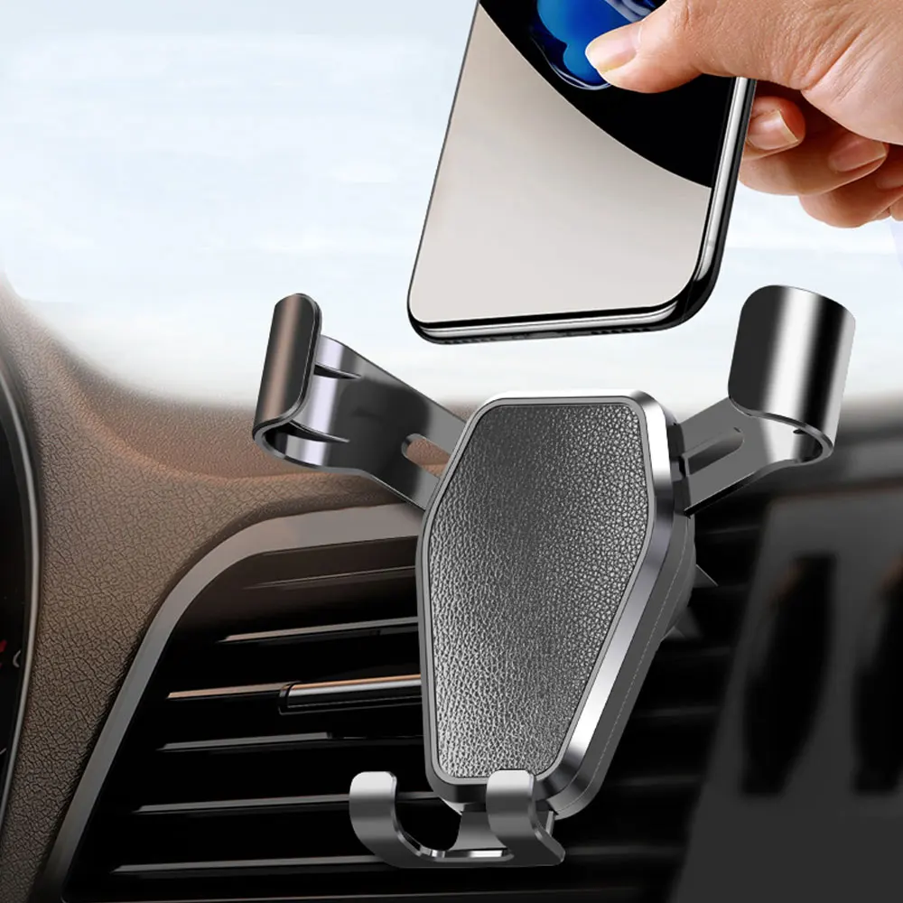 

Phone Holder Gravity Cell Phone Holders for Car Cell Phone Stand Support Mobile Bracket for iPhone Xiaomi Samsung Huawei
