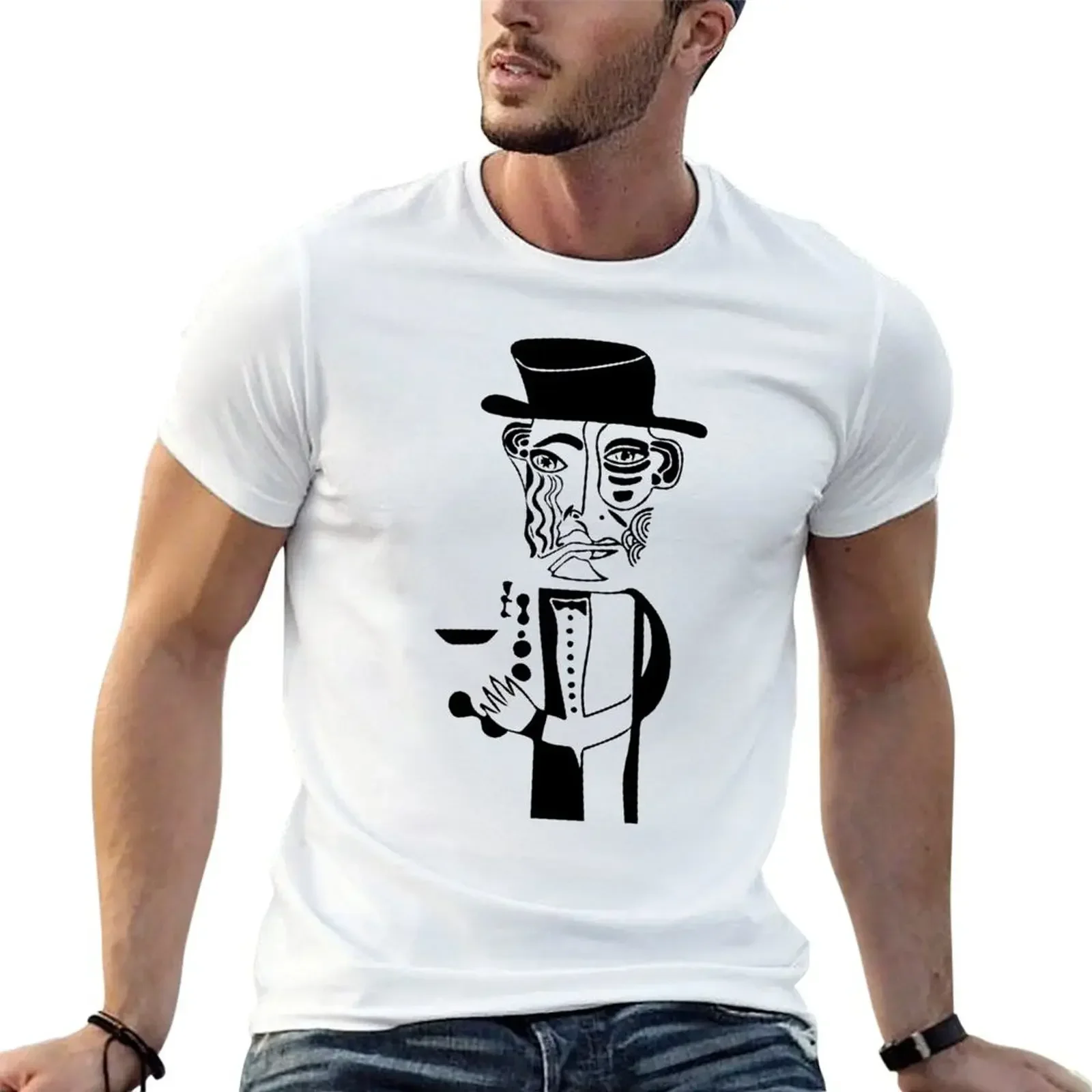 John 'Trane' Coltrane Sketch T-Shirt korean fashion cute clothes mens clothes