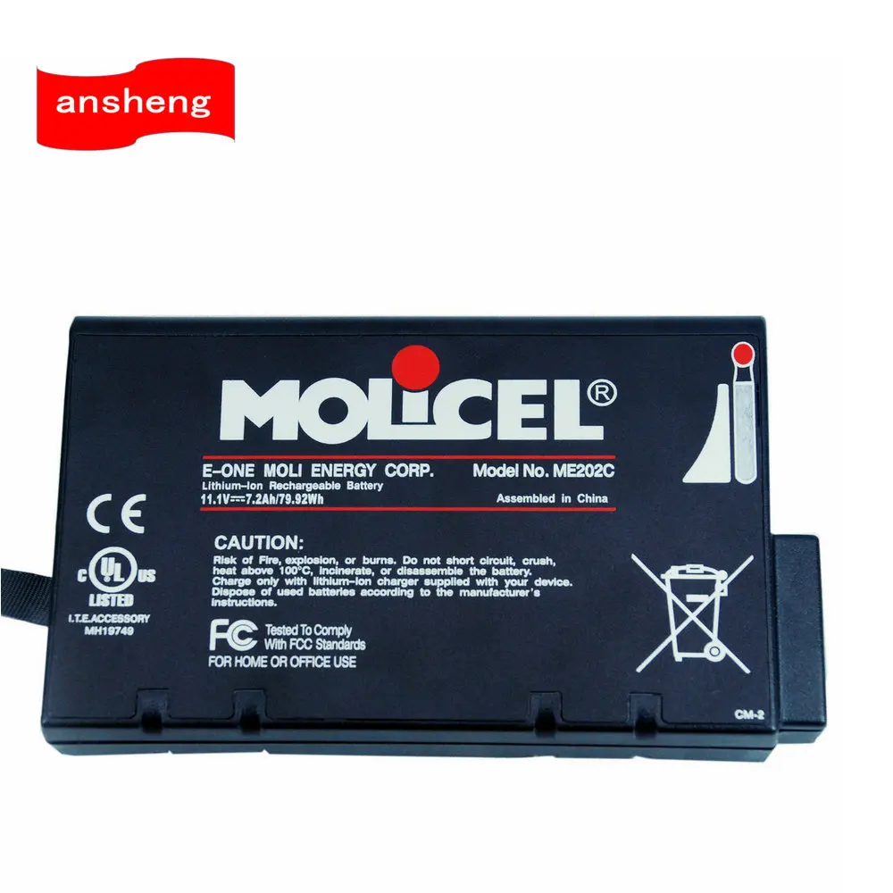 

Original 11.1V 7.2AH 79.92WH Battery For R202i/ ME202 ME202C ME202A ME202B ME202BB ME202BE ME202H SureSigns VM4 VM6 VM8