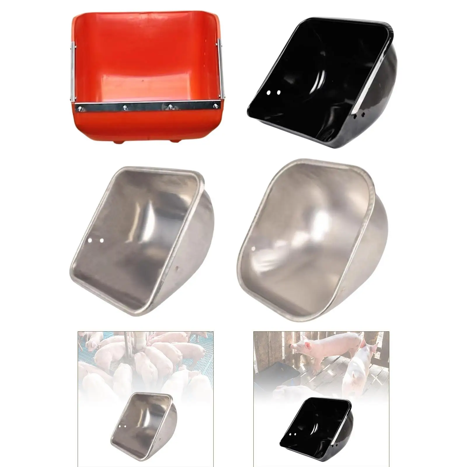 

Корыто для свиней, лоток для боеприпасов большой емкости, портативный практичный желоб для кормления свиней