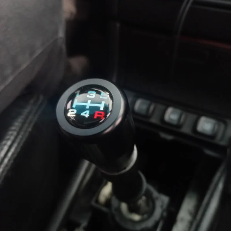 Universeller 5/6-Gang Schaltknauf aus Carbon-Schwarz für Rennwagen, Schalthebel-Kopf, Auto-Tuning-Zubehör – Detail 16
