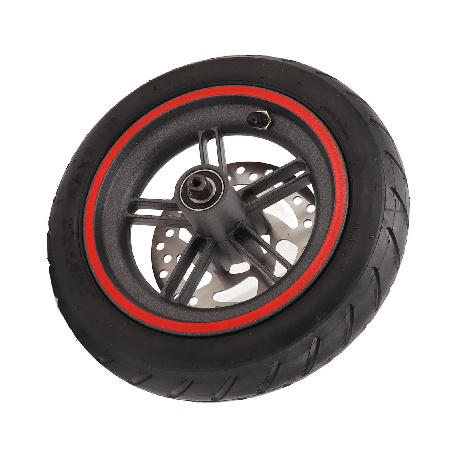 

Electric Scooter Rear Wheel with 120mm Brake Disc Aluminum Alloy Rubber Pneumatic Tyre for Xiaomi PRO PRO2 M3