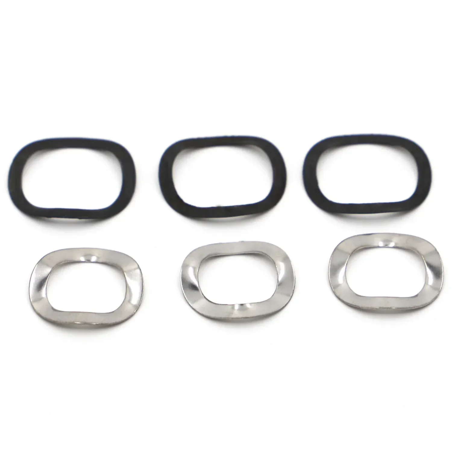 Three Wave Washers Spring Washer 304 Stainless Steel Black 65MN Steel M3 M4 M5 M6 M8 M10 M12 M14 M16 M19 M21 M24 M27 M34