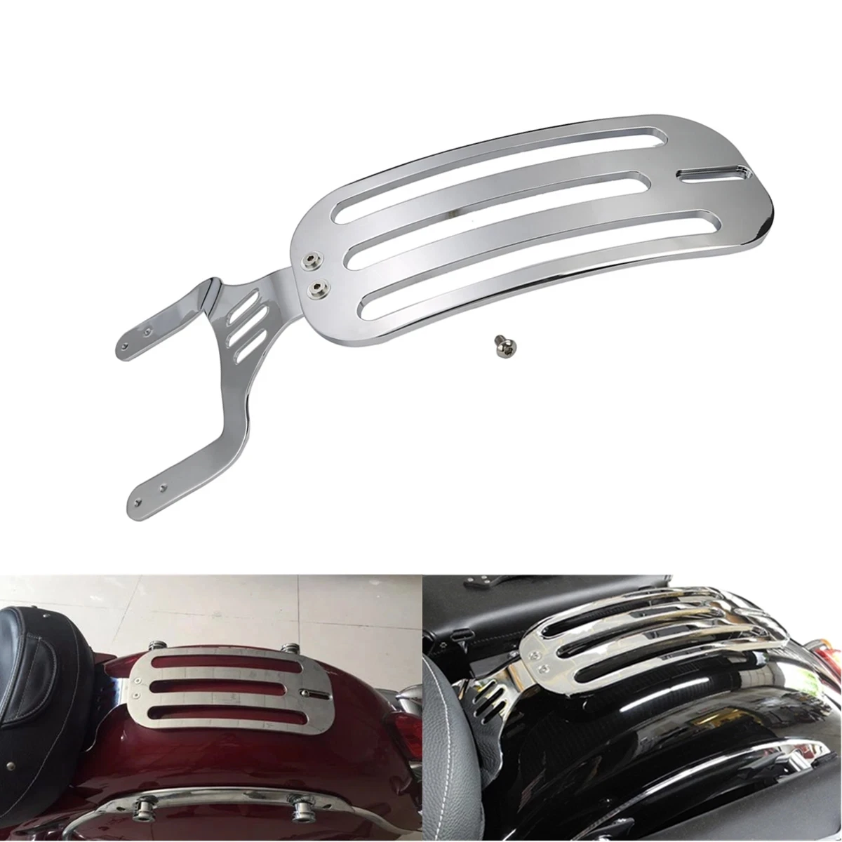 Suporte de Bagagem Solo Fender Compatível com Indian Chief Dark Horse 17-20 Chieftain Elite
