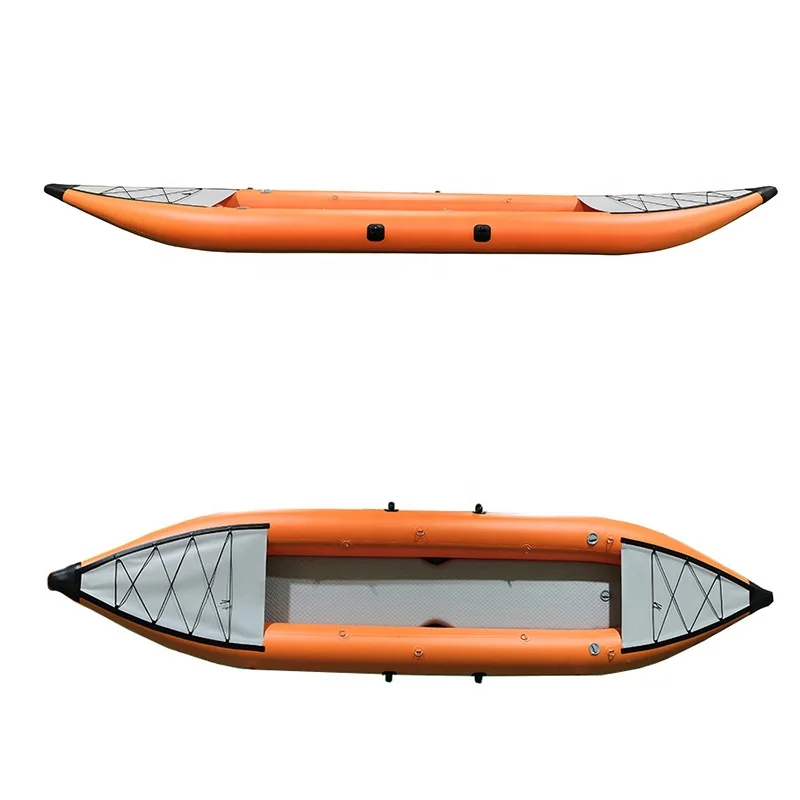 PVC materia 1 or 2 person inflatable fishing canoe/kayak