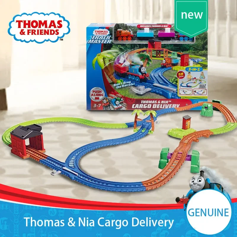 

Thomas & Friends Track Master Thomas & Nia Cargo Delivery Diecast Toy Train & Track Haulage Playset Children's Birthday Gifts