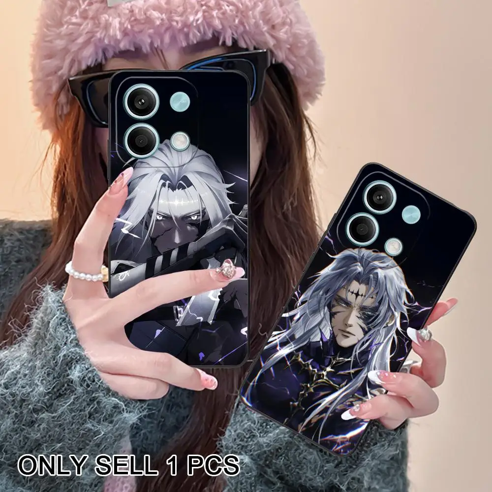 

Wuthering Waves Calcharo Phone Case for Xiaomi Redmi 15 14 13 12 A5 3 2 1 C Plus 4G 5G Soft TPU Shockproof Cover