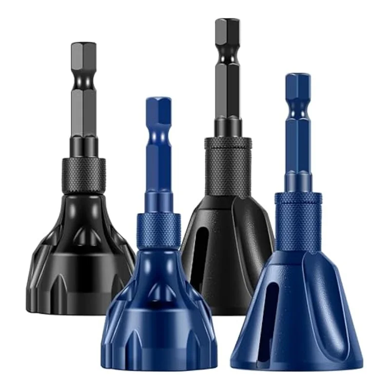 4 قطعة أداة الشطب الخارجية لإزالة الأزيز لقمة مثقاب الشطب ، أداة إصلاح خيط الترباس ، لـ 5-25 مللي متر/3-20 مللي متر متينة