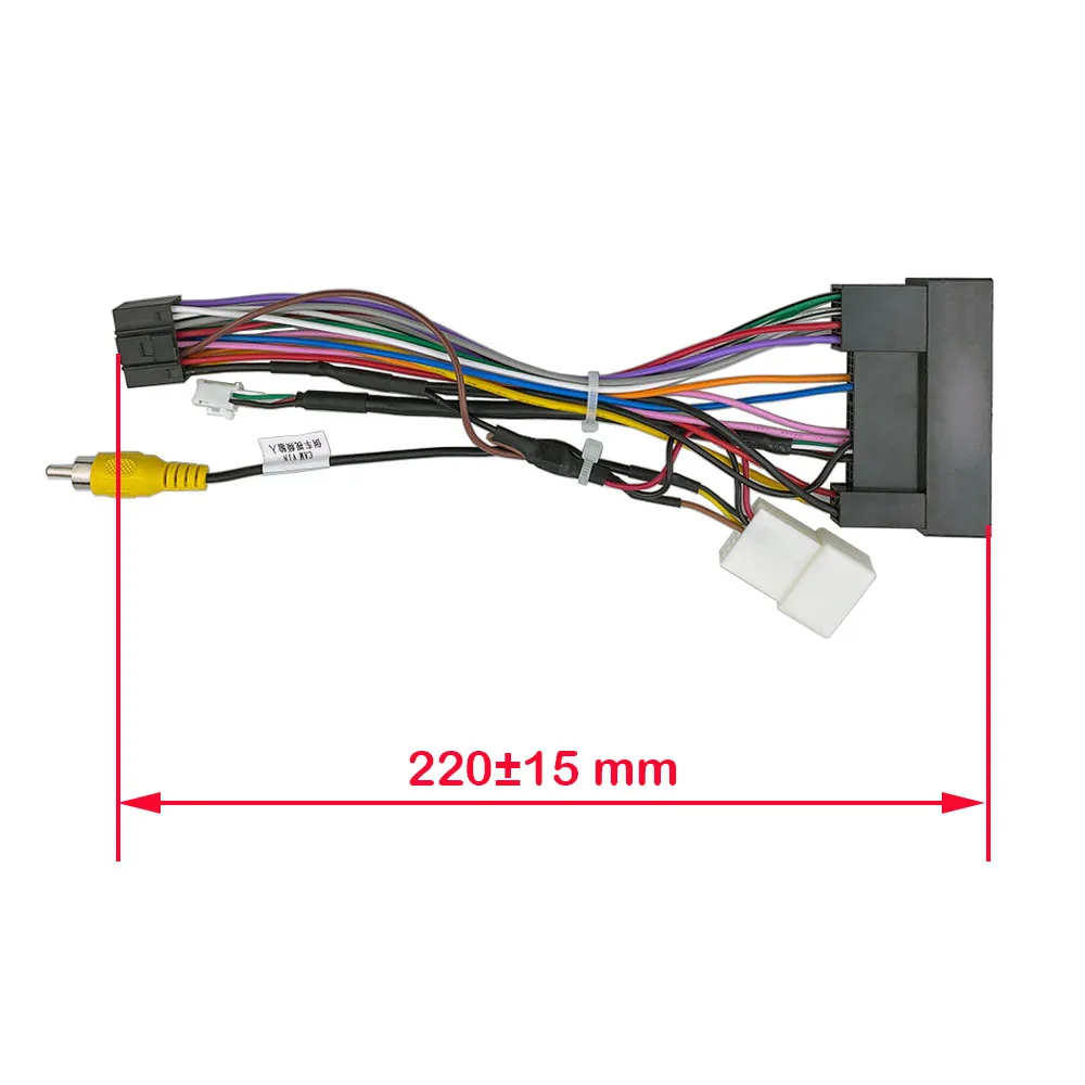 Android Car Radio Power Wiring Harness For Hyundai Santa Fe For KIA Ceed Cerato Sorento Soul Sportage