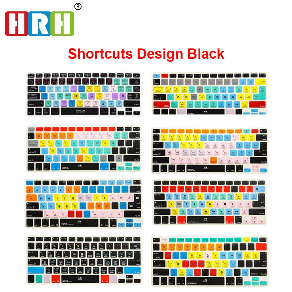 Klawiatura skrótu HRH pokrywa US/EU dla Macbook Pro Air Retina 13 15 17 A1466 A1369 A1278 A1286 A1502 A1425 A1398