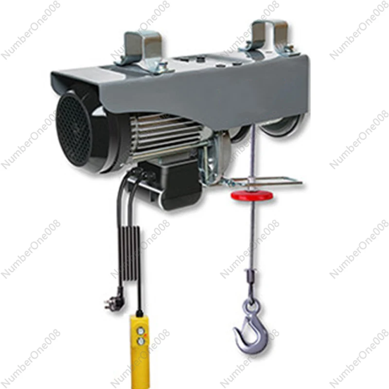 

Micro Electric Hoist 220V Crane Household Small Lift Hoist 1 Ton / 0.5T Winch Decoration Crane