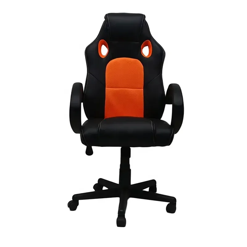 Deluxe PU Leather Gaming Chair with RGB Lighting Ergonomic Computer Desk Seat for Racing Style Home Office Use Comfortable