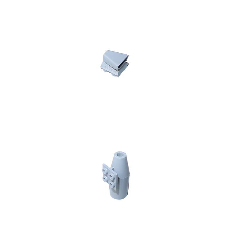 

2x2 Panel Aircraft Engine Diffuser Trapezoidal Air Inlet Moc Building Block Bricks Assemble Particles Educational Creative Toy