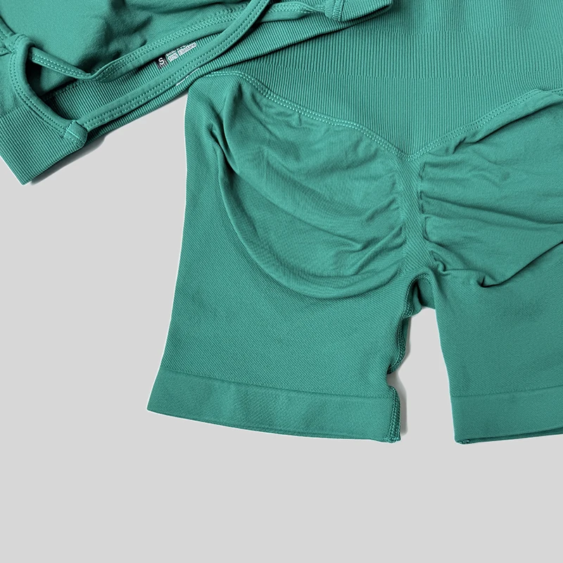 شورت رياضي للياقة البدنية ورفع الورك وظهر ضيق للجري والتمارين الرياضية في صالة الألعاب الرياضية بدلة رياضية مريحة تسمح بالتهوية