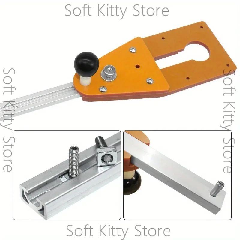 Router Circle Cutter Jig for Wood Router Milling/Slotting Small and Large Circles From 0.79inch Up 14.17inch Diamete
