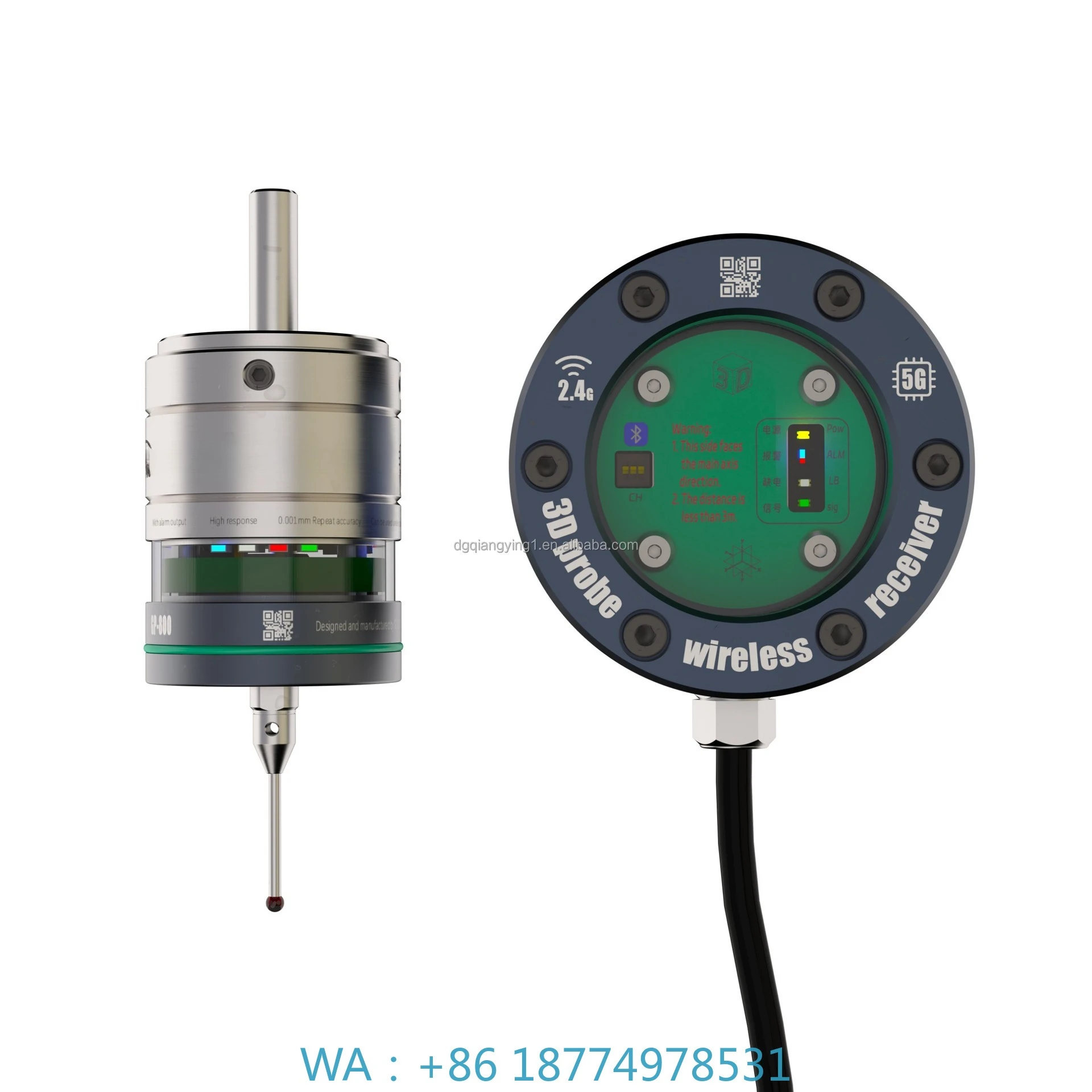 Tool Lathe 3D Detection Edge Finder Online Detection Infrared CNC Numerical Control Wireless Probe Machining Center Machine