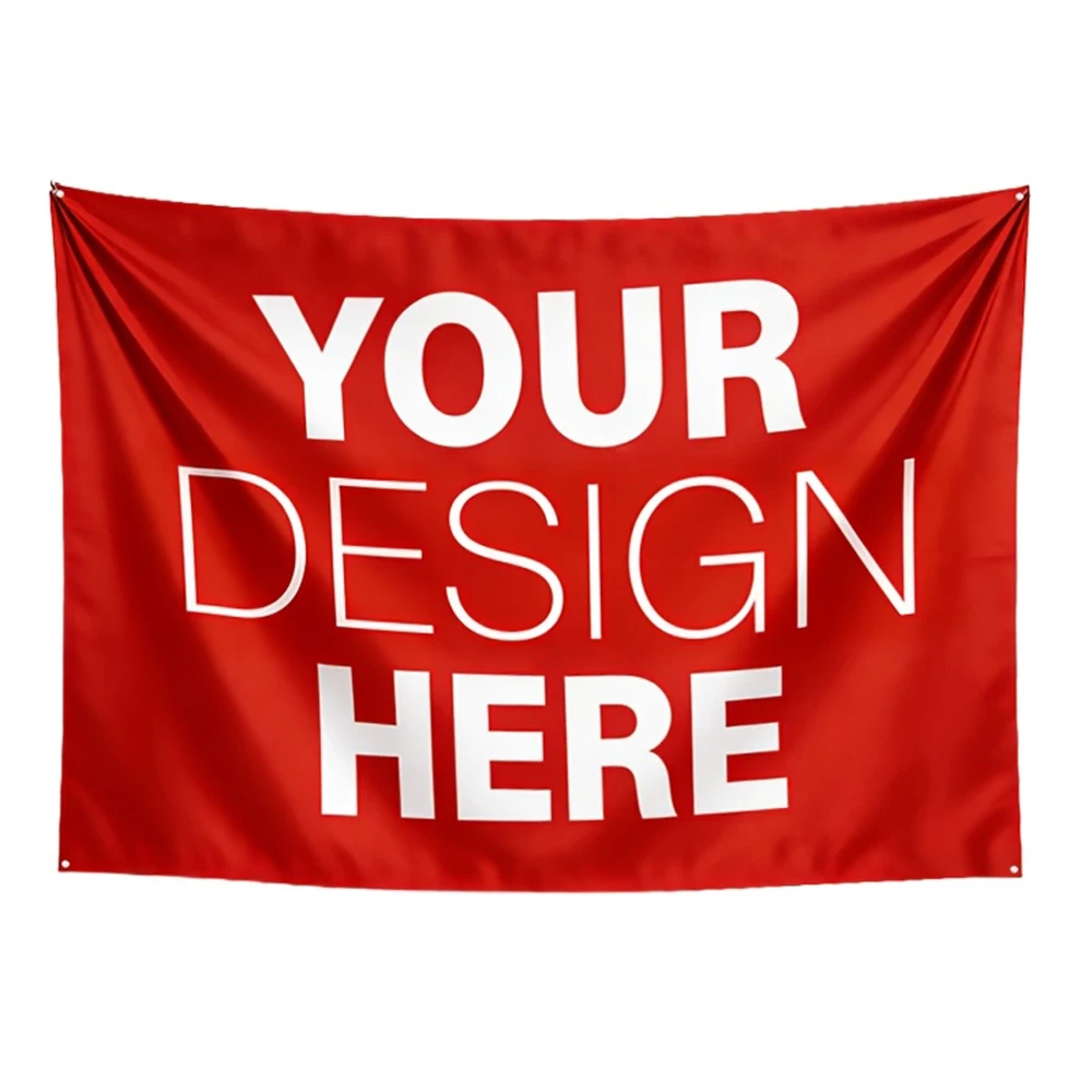 Custom Flags And Banner Flying Hanging Any Size Logo Free Design Advertising Polyester Customized Printed Decoration Promotion