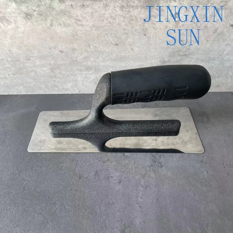 Glitter Silver High Quality Stainless Steel Plastering Trowel Tool Plaster Trowel Finish Plaster Trowel Construction Tools