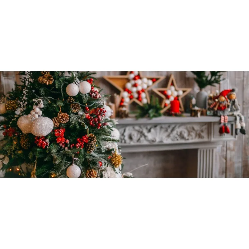 50er-Pack künstliche rote Beerenstiele mit Stechpalmenbeeren – realistische Weihnachtsbaumdekorationen aus Kunststoff für den Winter – Detail 4