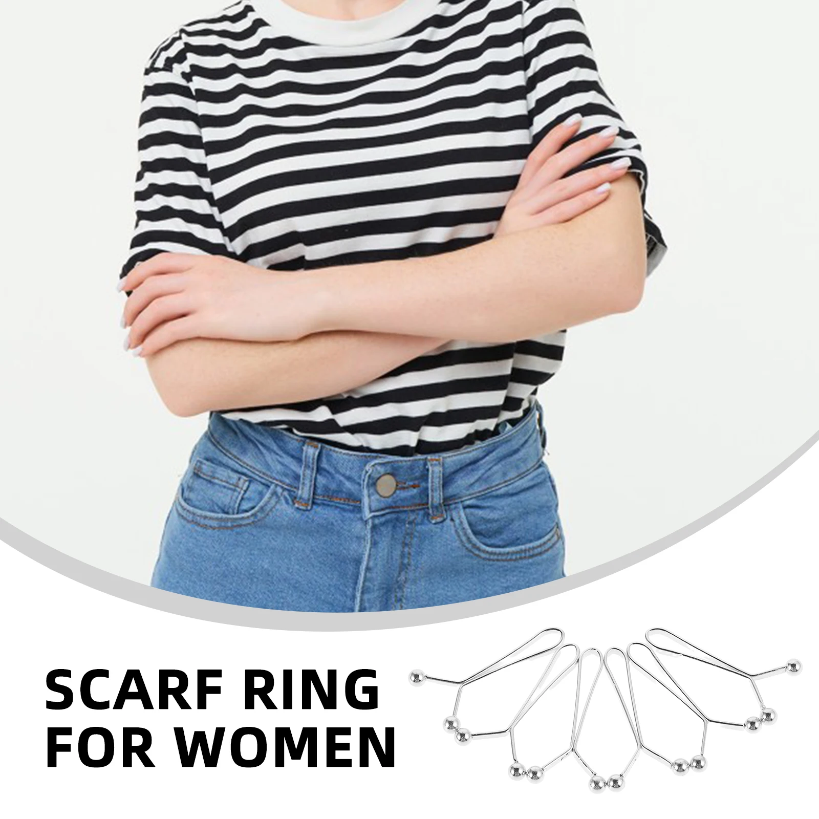 10 pz Clip Spille Hijab Per Le Donne Metallo Vita Tenditore Regolabile Multi-Funzione Spille Scialle Sciarpa Accessori Sciarpa Clip Fibbia