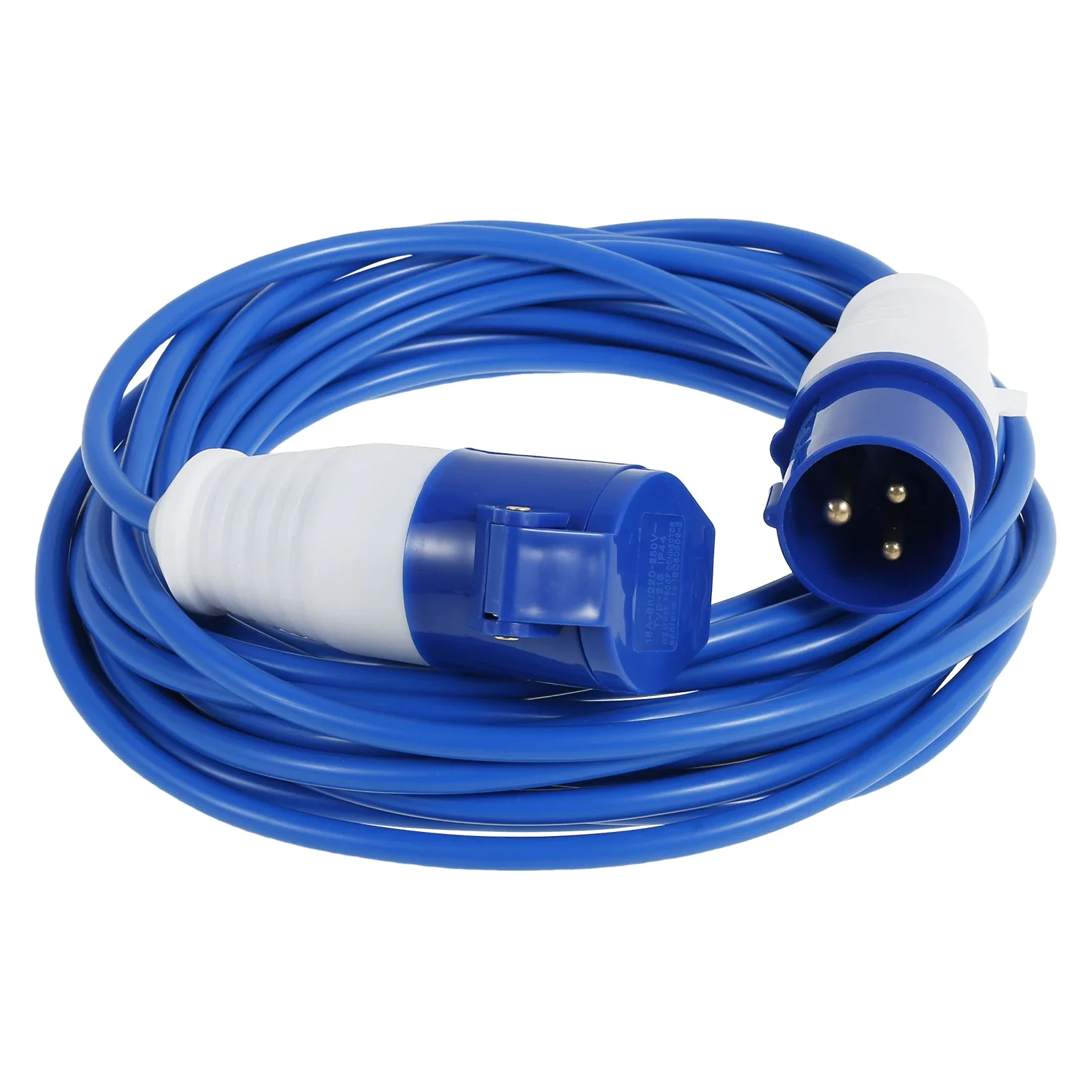 Camping Extension Cable Safe Reliable Rubber Extension Cord with Plug Versatile Sturdy Caravan Hook Up Cable for Outdoor Usage