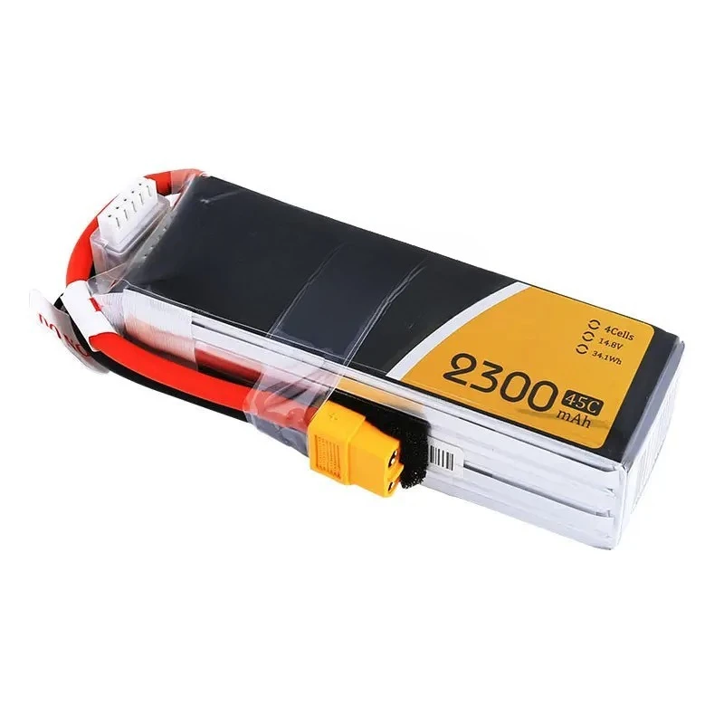 ل RC هليكوبتر كوادكوبتر FPV سباق الطائرة بدون طيار أجزاء 4s طائرات بدون طيار بطارية ترقية TATTU 2300mAh 4S 14.8V 45C بطارية ليبو مع XT60 #5