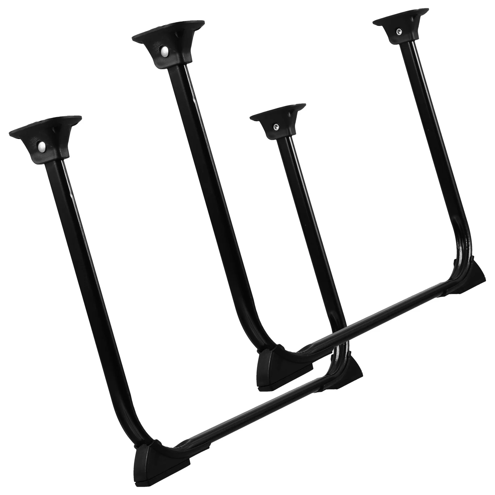 Pieds de Table pliants robustes, supports en fer en forme de U pour bureau, Table basse, Structure de Support pliable, pieds pliables pour bureau, 2 pièces