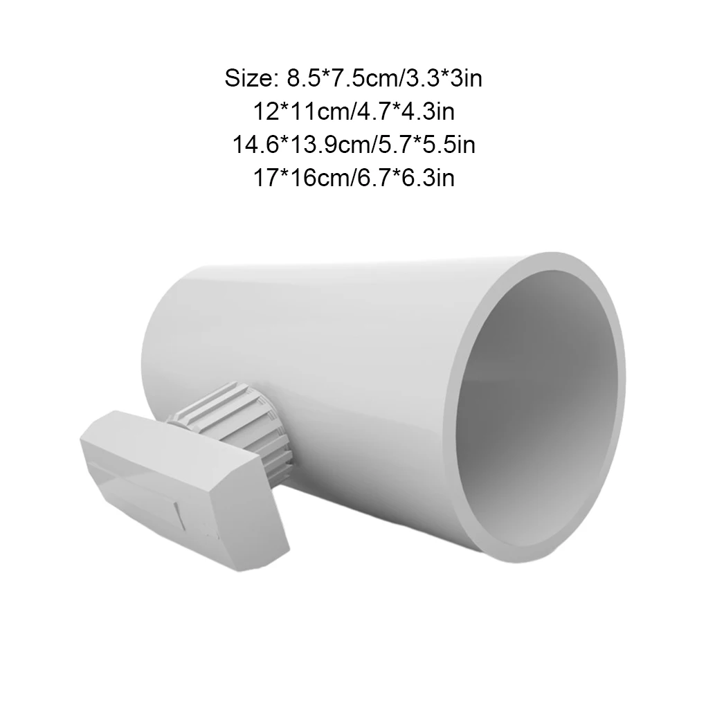 Weißes Rohr-Luftvolumen-Regelventil, langlebige Komponenten für Präzisionstechnik