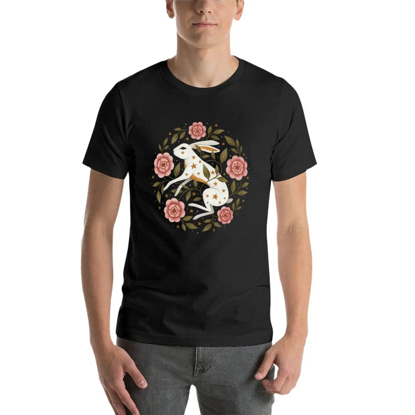 Entangled T-Shirt vintage clothes hippie clothes oversized animal prinfor boys anime shirts men