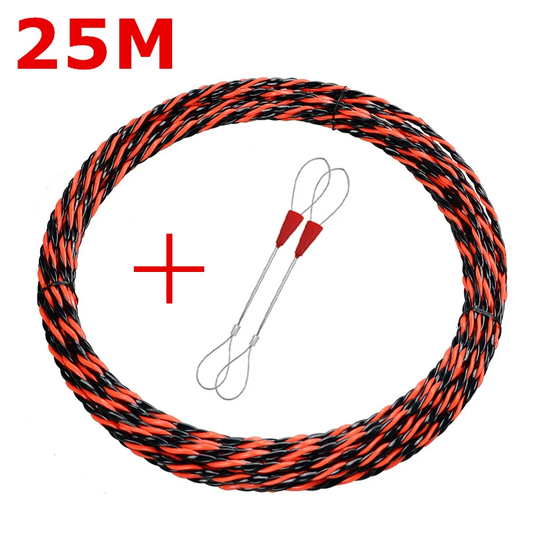 Elektriker-Einfädelgerät, 5/10/15/20/25/30/50 m, Kabel, Draht, Einfädler, Abzieher, Blei, Gerät, Bau, Elektriker, Handwerkzeuge