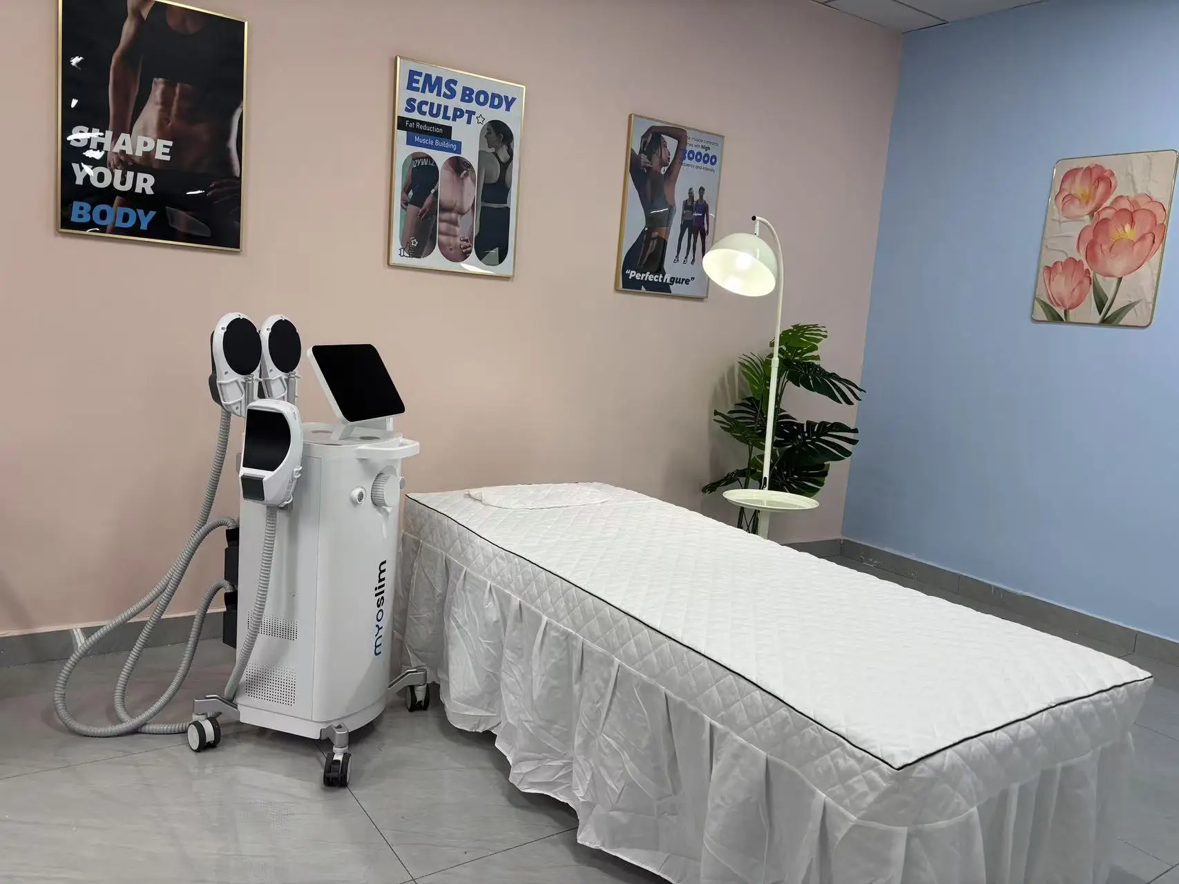 

MYOslim Hi-emt электромагнитный стимулятор мышц EMS стимулятор мышц для моделирования тела подтяжка ягодиц удаление жира RF машина для похудения