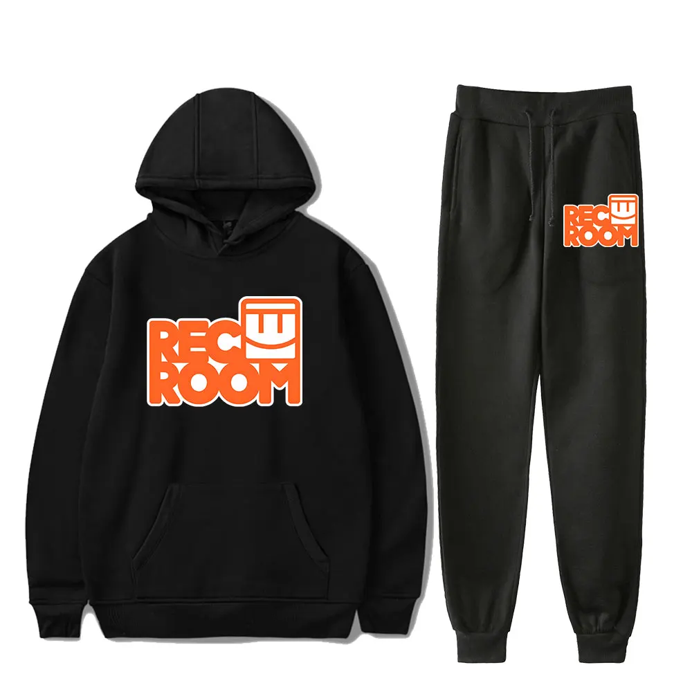 Conjunto de Moletom Rec Room de 2 Peças: Moletom com Capuz e Calça Jogger, Roupa Esportiva Casual e Confortável para Lazer