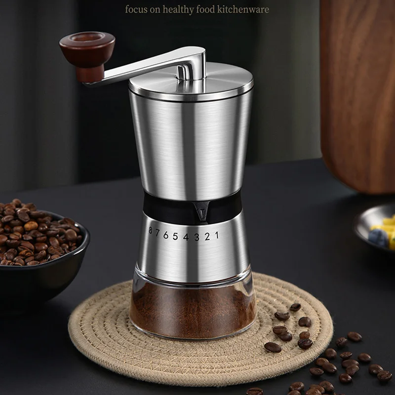 stainless steel Manual coffee machine Portable coffee grinder mini kitchen esmerilhadeira cafe food processors spice blenders