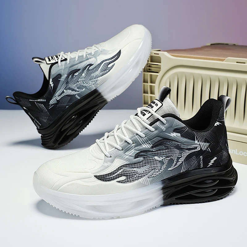 

Мужские кроссовки для бега, легкие спортивные кроссовки для отдыха, дышащие нескользящие тренировочные кроссовки для бега, марафона для мужчин